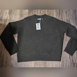 Naked Cashmere Olive Cashmere Sweater Size SMALL NWT